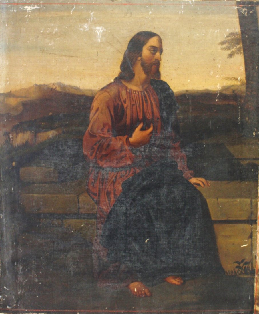 Early Religious Oil Painting (1 of 4)