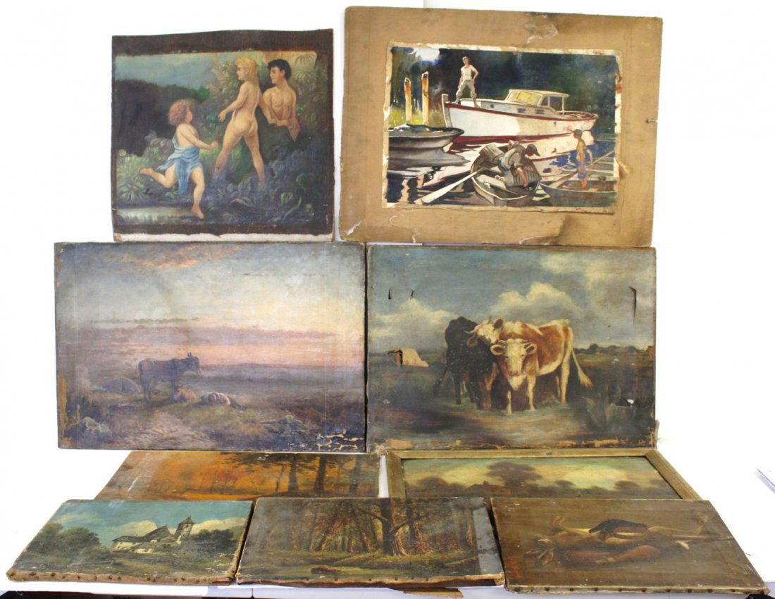 Lot of Ten(10) Miscellaneous Works of Art (1 of 7)