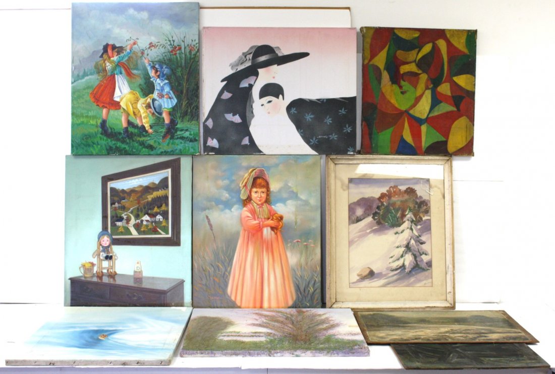 Lot of Ten(10) Miscellaneous Works of Art (1 of 5)