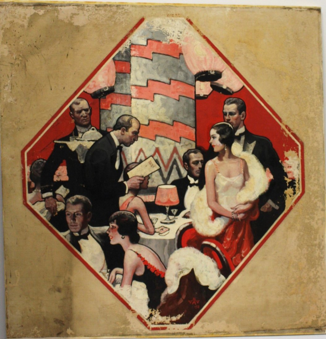 Bartow Matteson; 20thC. American Oil Illustration (1 of 7)