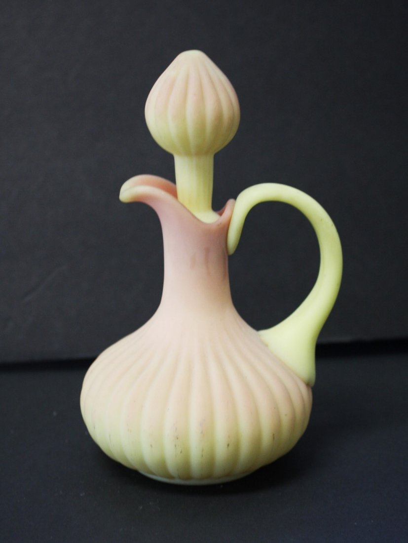 Mt. Washington Burmese Glass Cruet (1 of 4)
