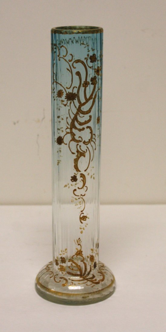 Enameled Glass Bud Vase (1 of 4)