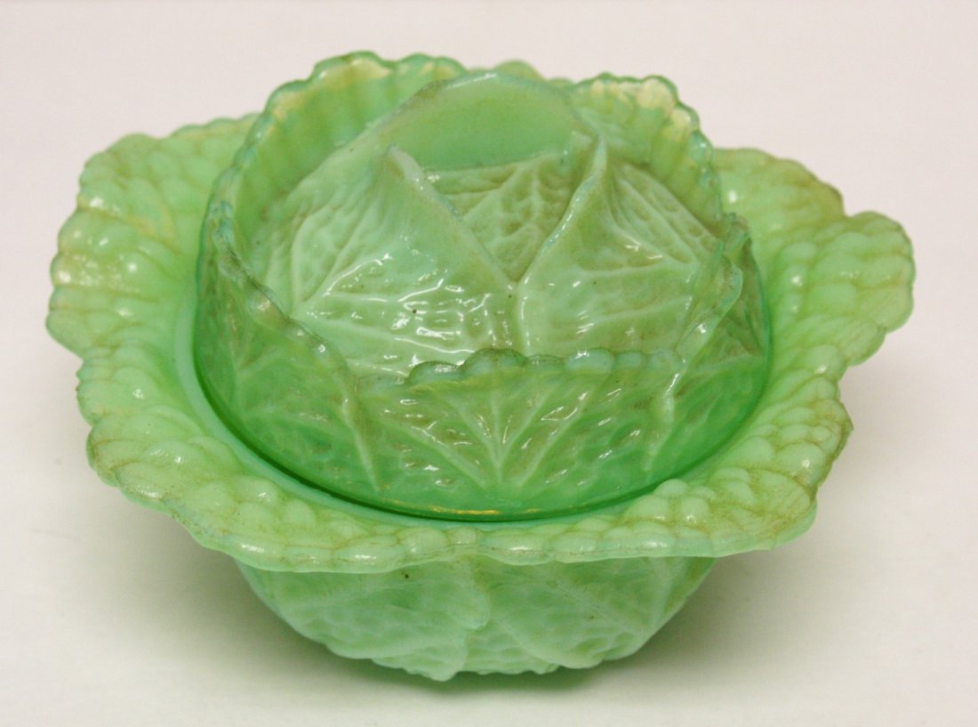Green Agate Covered Cabbage Dish (1 of 4)