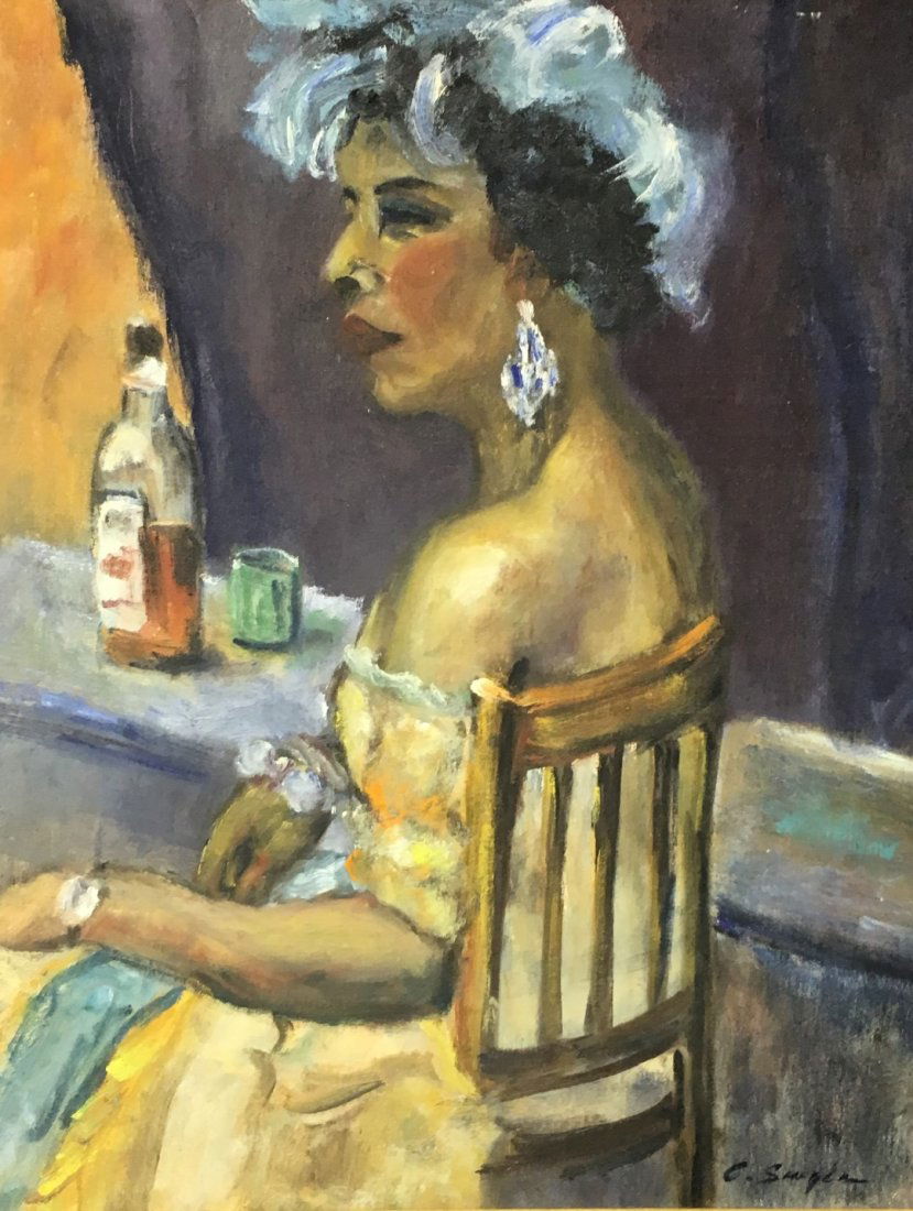 Clyde Singer; American Oil Painting Signed (1 of 5)