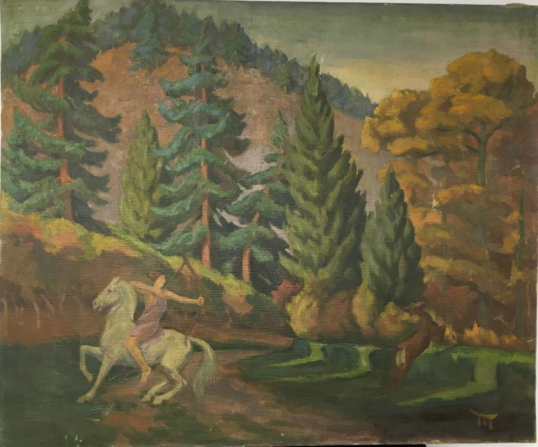 Marguerite Thompson Zorach; 20thC. Oil Painting Signed (1 of 6)