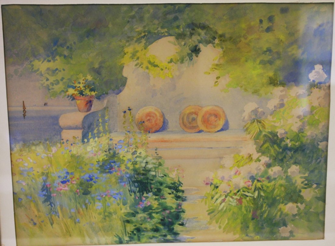 Alice Dutton; American Watercolor Signed (1 of 7)