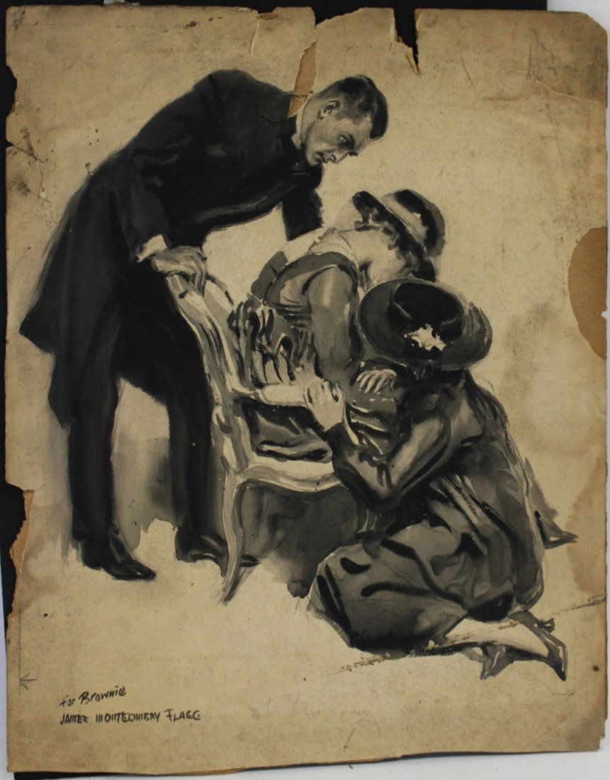 James Montgomery Flagg; American Illustration Signed (1 of 5)