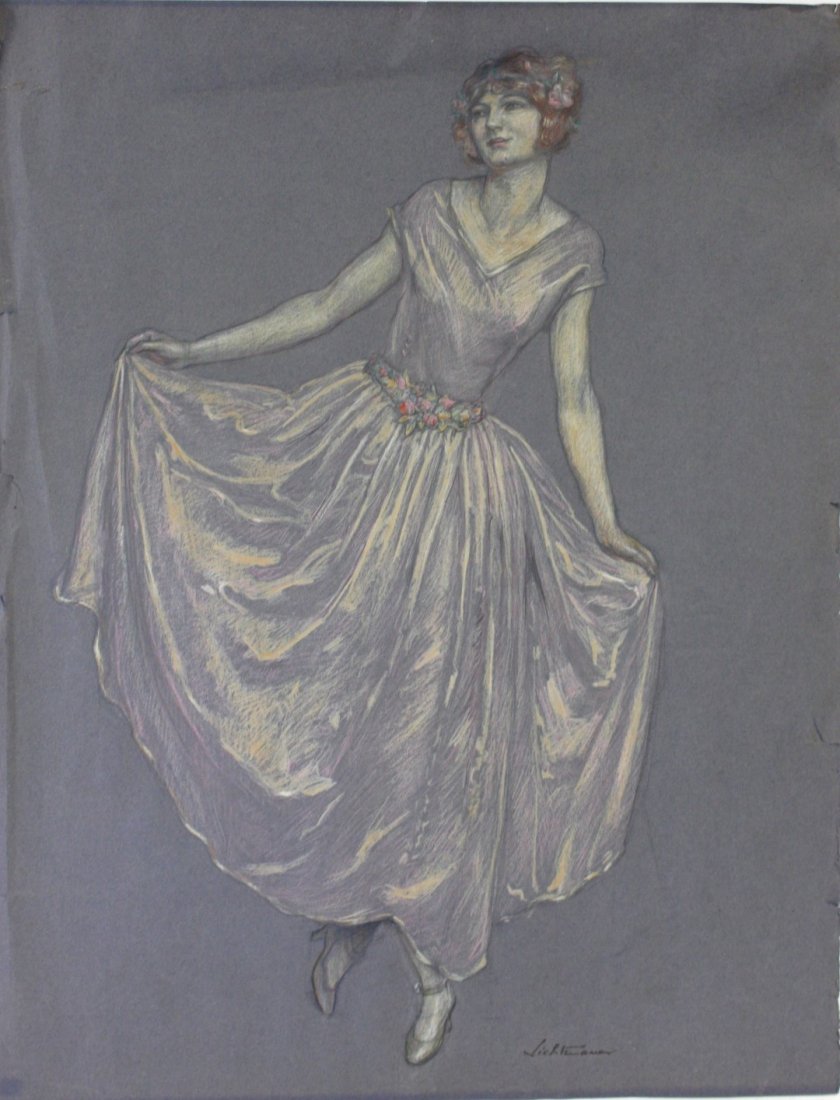 Joseph Lichtenauer Jr.; American Pastel Signed (1 of 7)