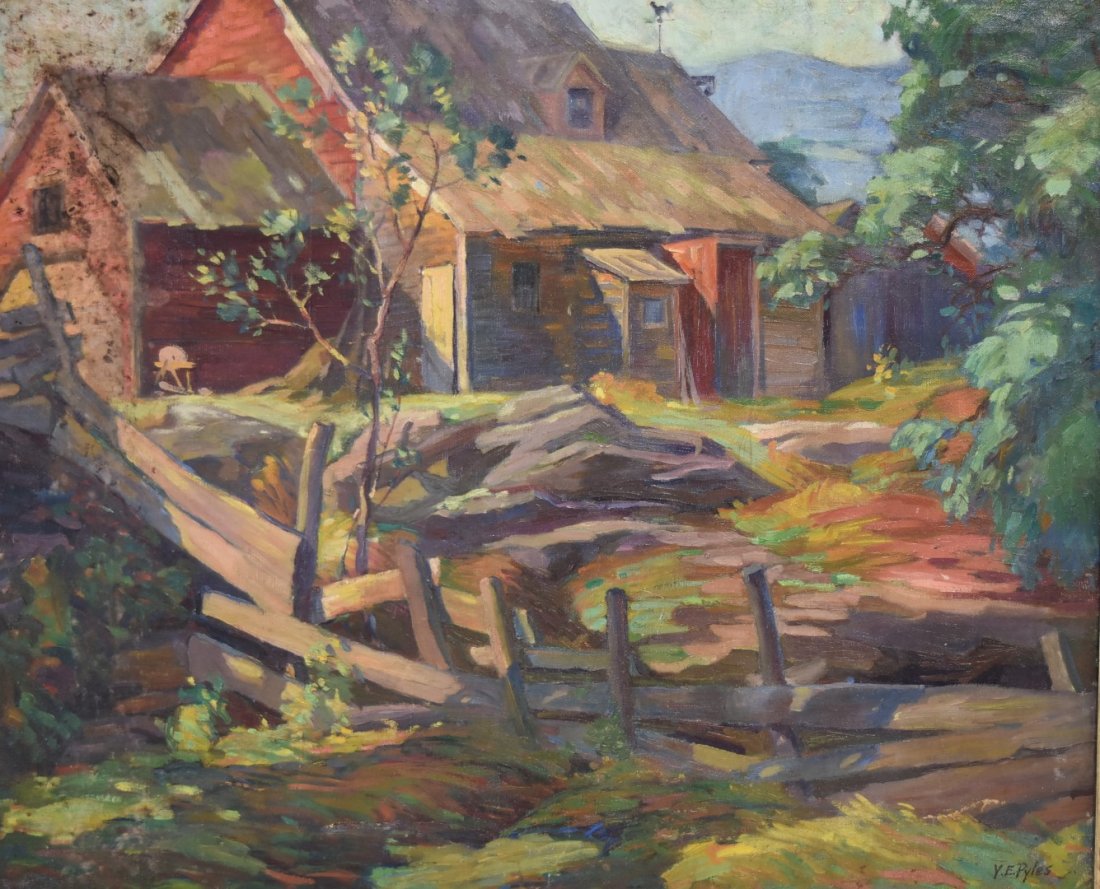 Virgil E. Pyles; American Oil Painting Signed (1 of 5)