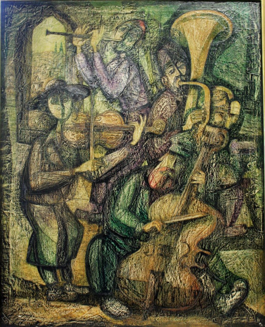 Yossi Stern; 20thC. Israeli Oil Painting Signed (1 of 8)