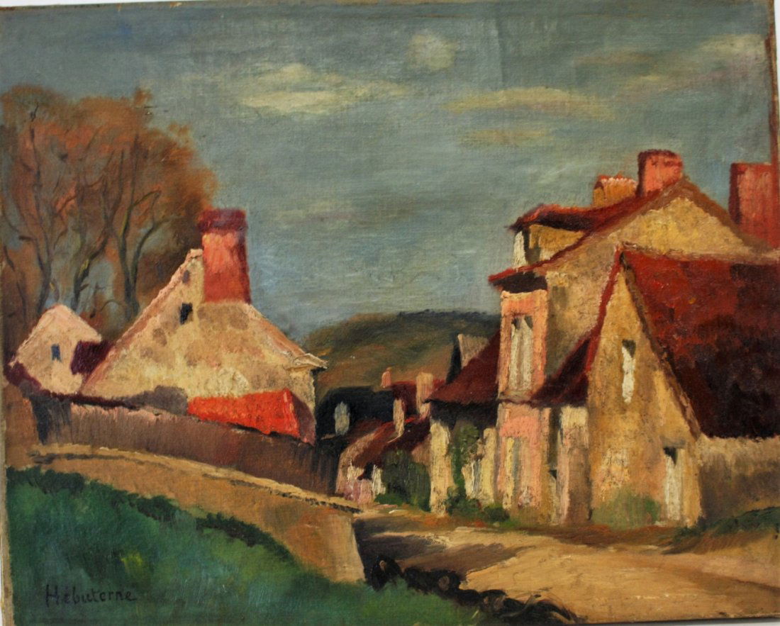Andre Hebuterne; French Oil Painting Signed (1 of 7)