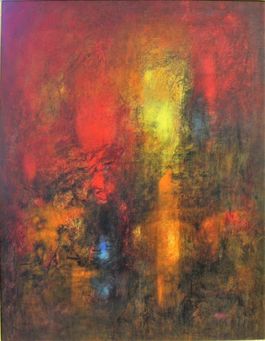 Lebadang; 20thC. Vietnamese Oil Painting Signed (1 of 7)