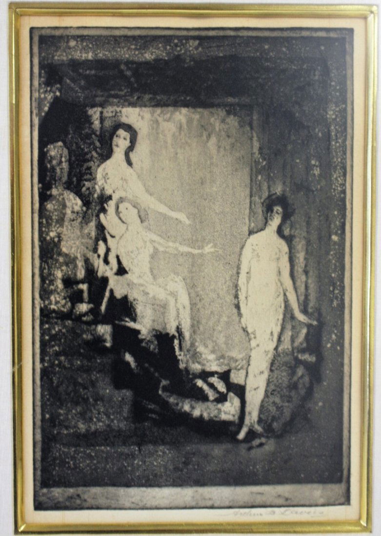 Arthur B. Davies; 20thC. American Etching Signed (1 of 7)