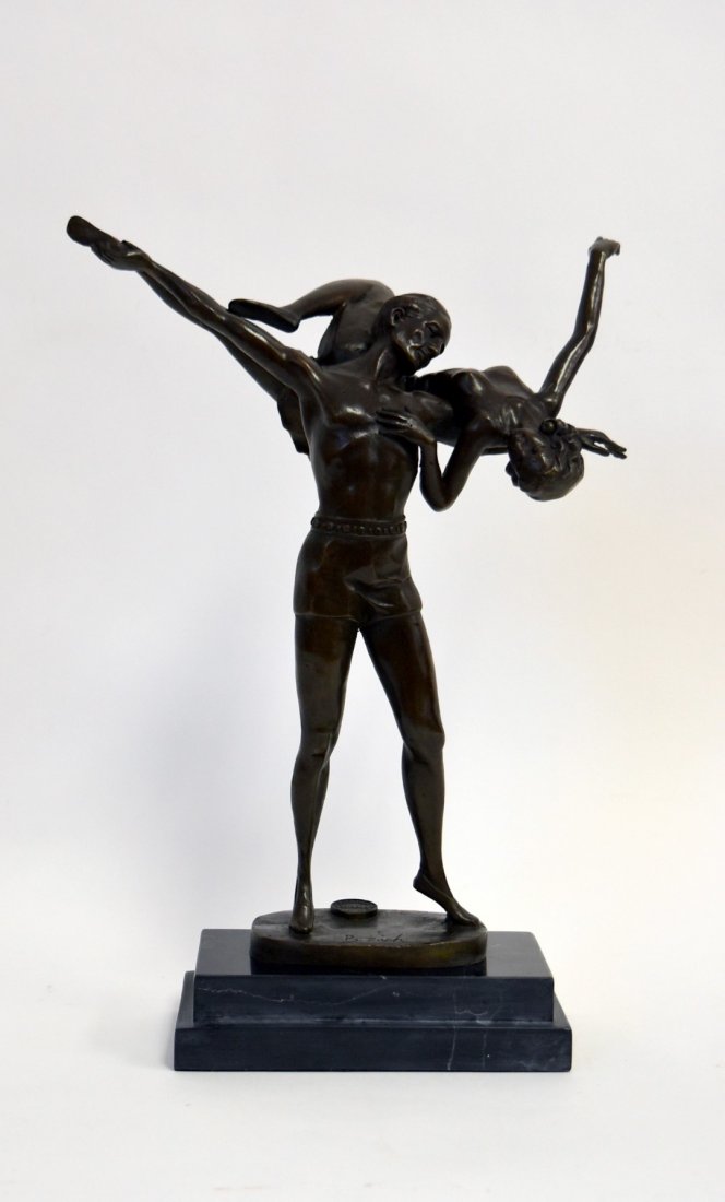 Bruno Zach(after); Art Deco Bronze Grouping Signed (1 of 7)