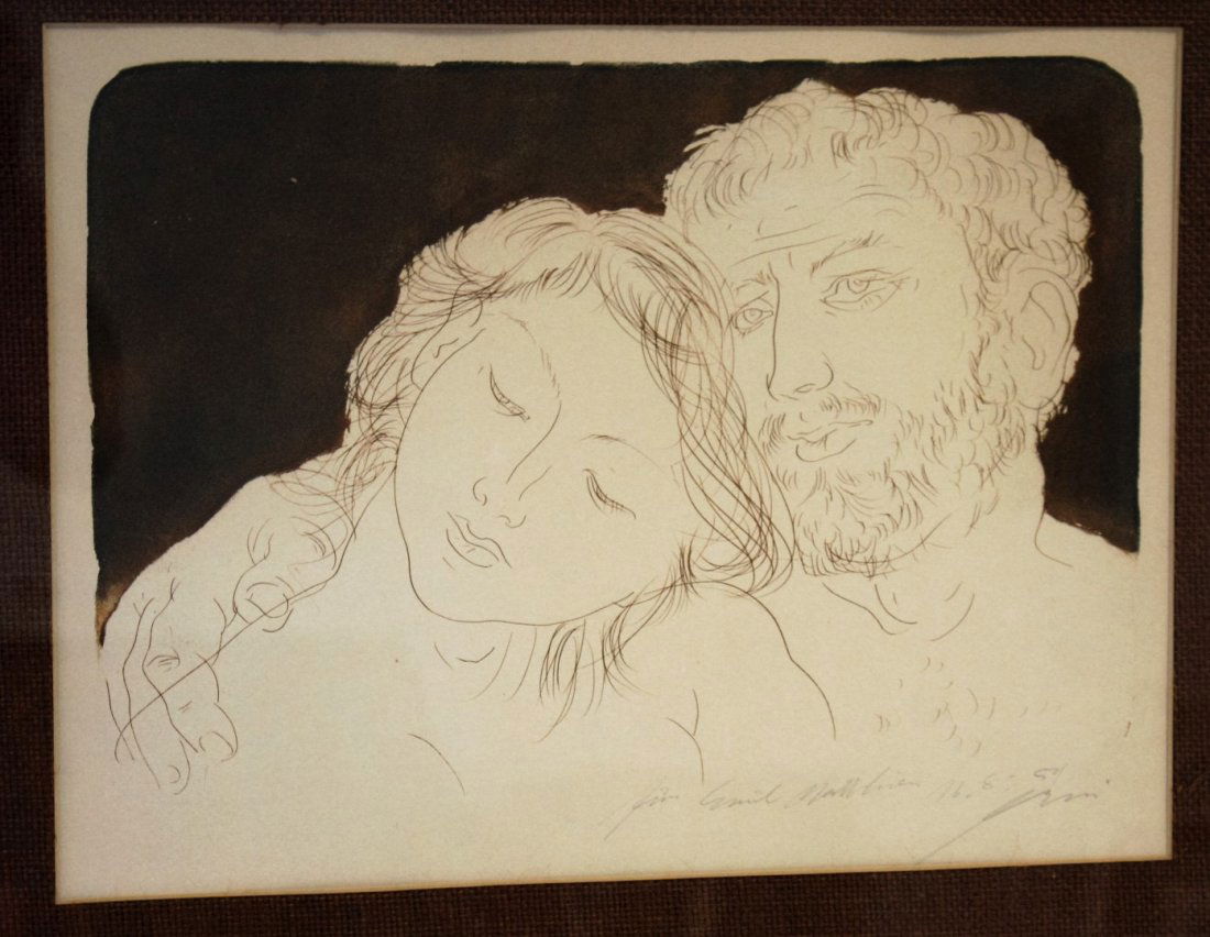 Hans Erni; 20thC. Swiss Lithograph Signed (1 of 4)