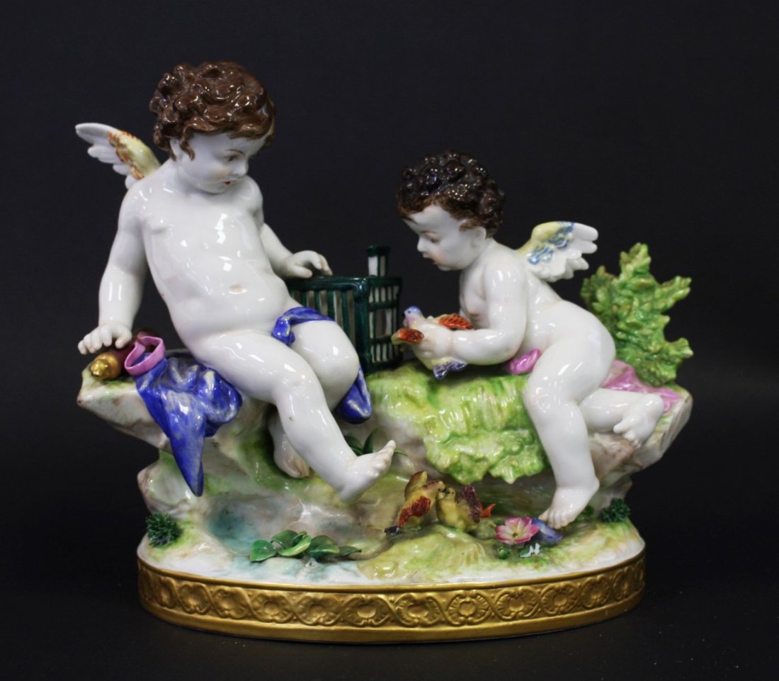 Dresden Figural Porcelain Grouping (1 of 7)