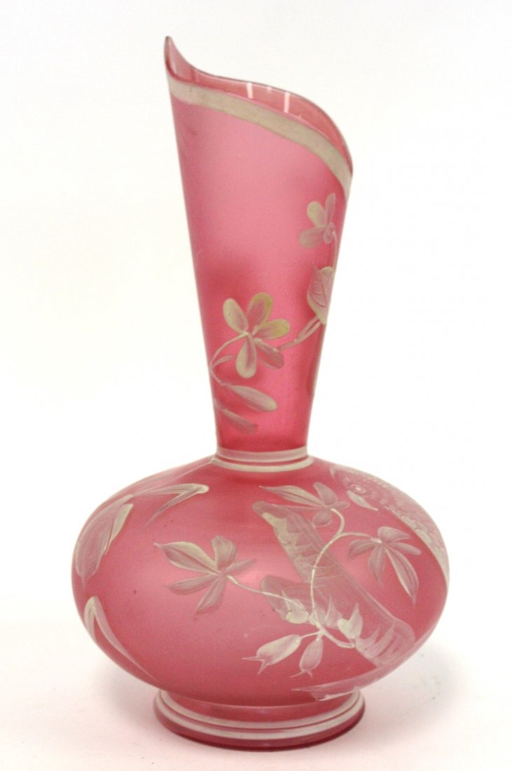 Webb Style Cameo Glass Vase (1 of 5)