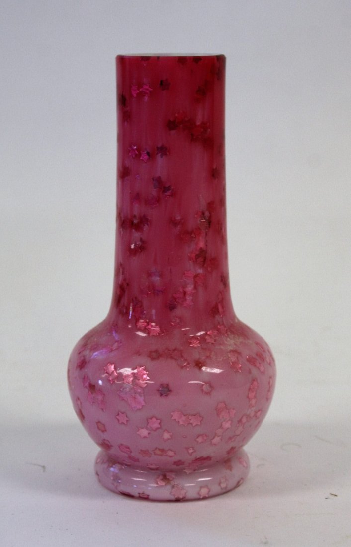 Victorian Peachblow Cased Glass Vase (1 of 3)