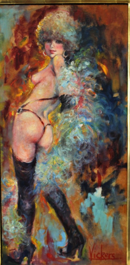 Mary Vickers; 20thC. Oil Painting Signed (1 of 7)