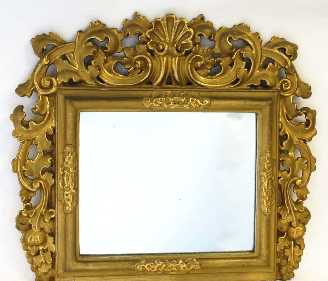 Italian Ornate Gilt Mirror (1 of 6)