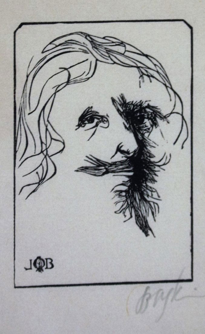 Leonard Baskin; 20thC. American Woodblock Print Signed (1 of 5)