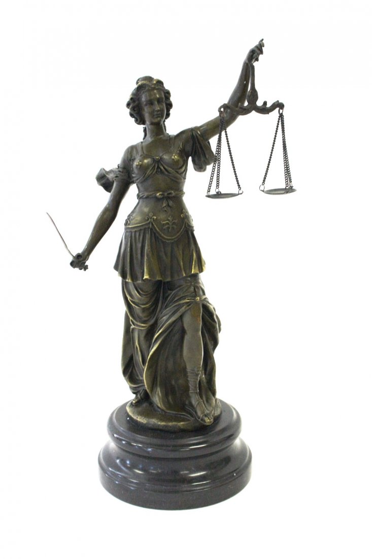 Bronze Grouping - Scales of Justice (1 of 4)