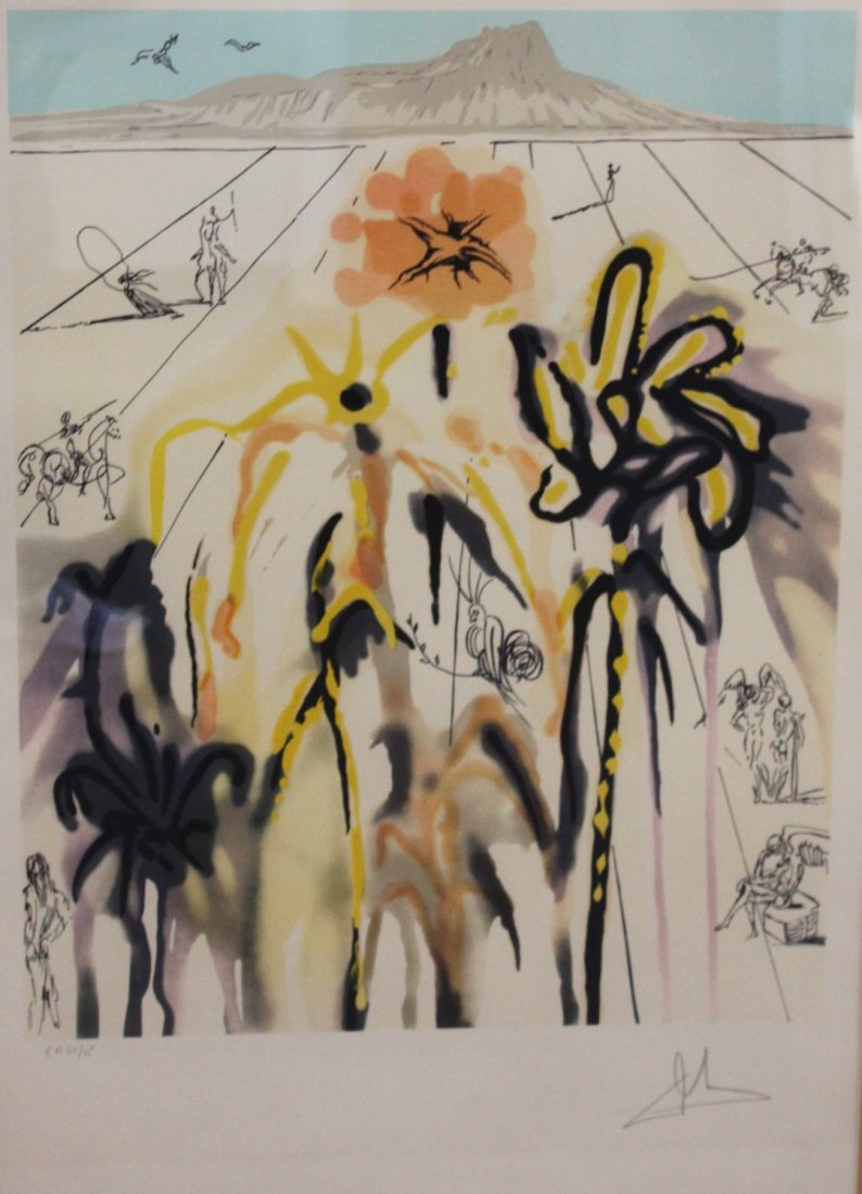 Savador Dali; Color Lithograph Signed (1 of 6)