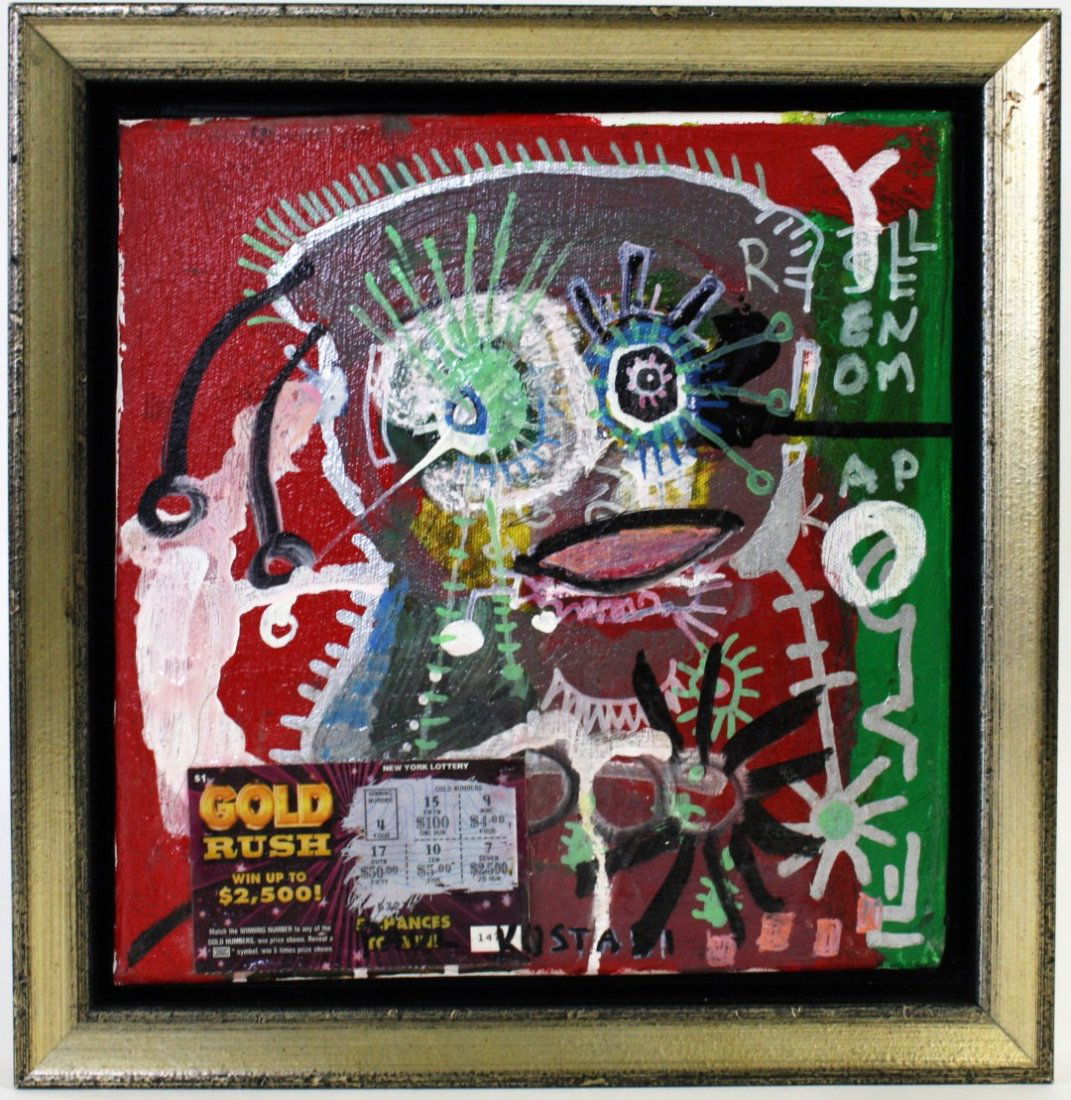 Paul Kostabi, 2012, mixed media, "Desparate Measure" (1 of 5)