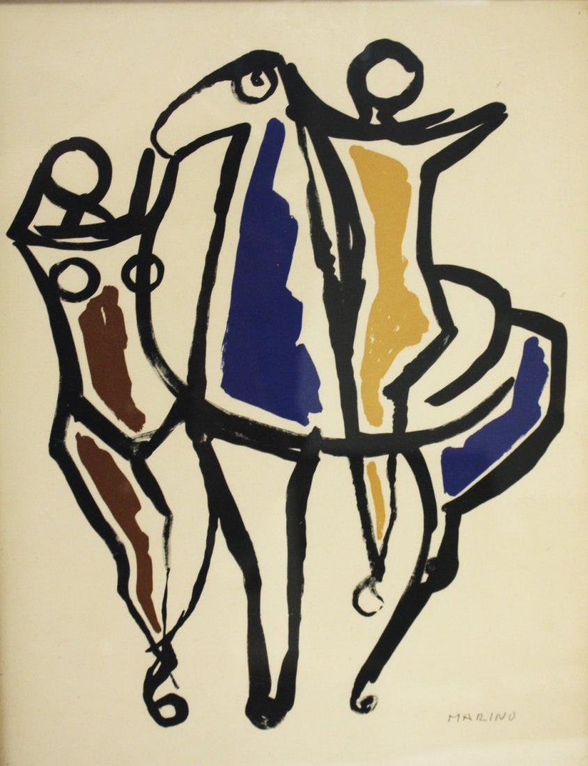 Marino Marini ; Color Lithograph Signed (1 of 5)