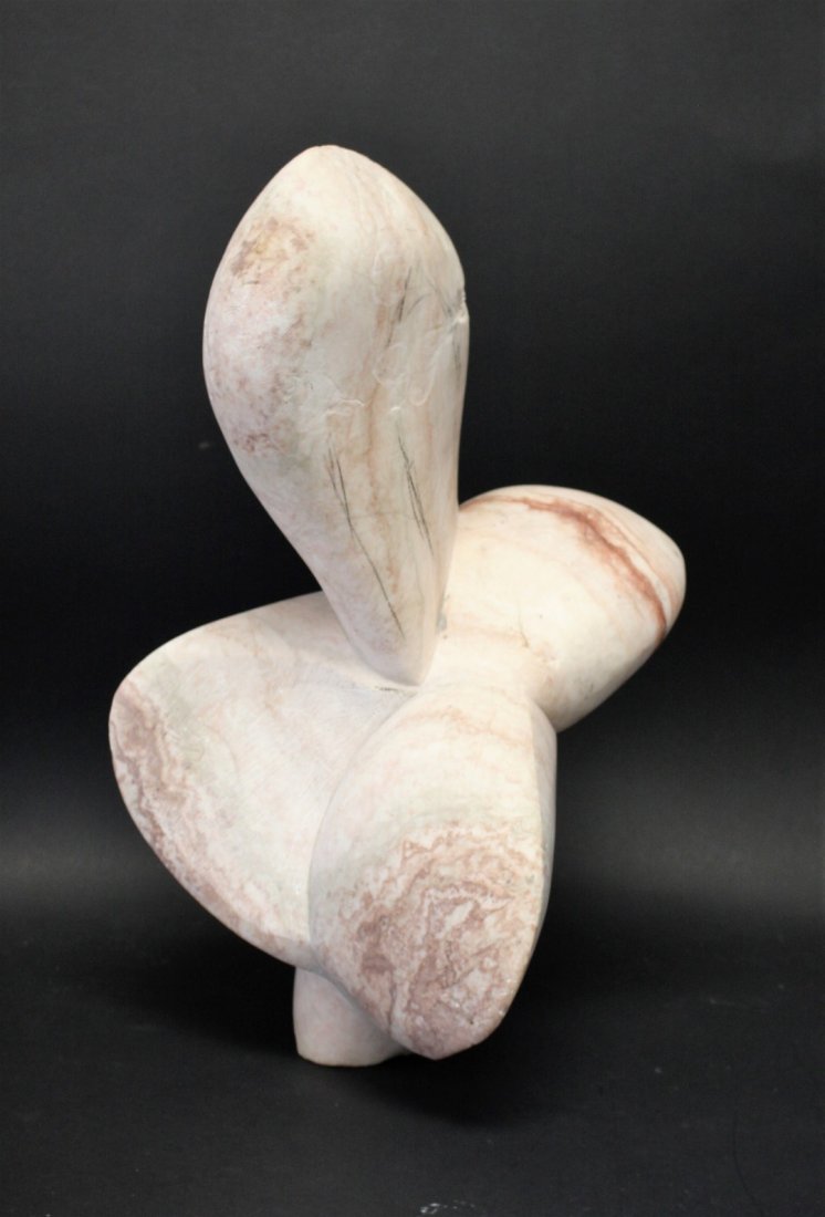 Steve Karr; 20thC. Modernist Marble Sculpture (1 of 5)