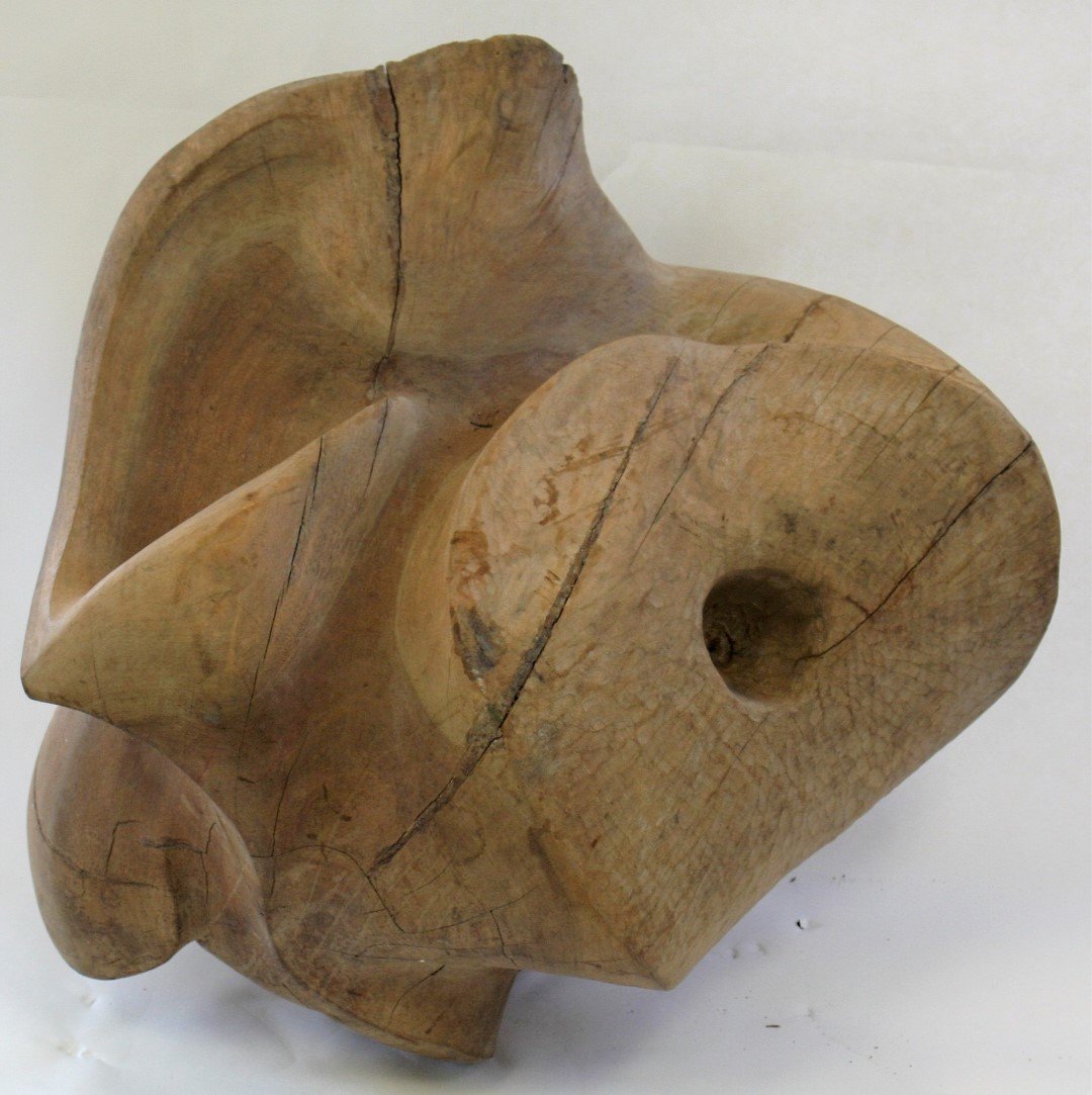 Raoul Hague; 20thC. Modernist Wood Sculpture (1 of 8)