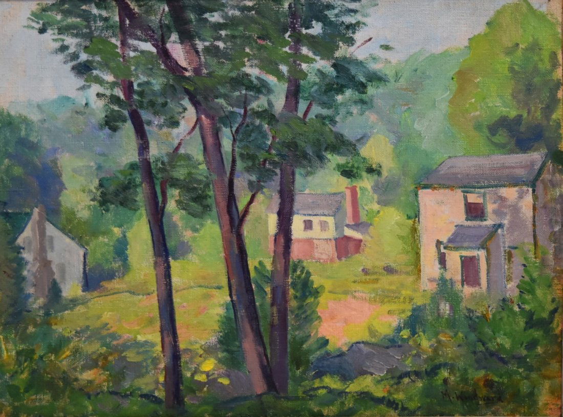 Mabel May Woodward; American Oil Painting Signed (1 of 6)