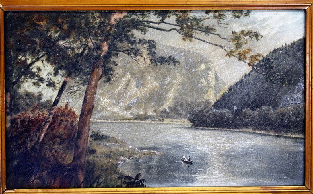 19thC. American School; Oil Landscape (1 of 7)