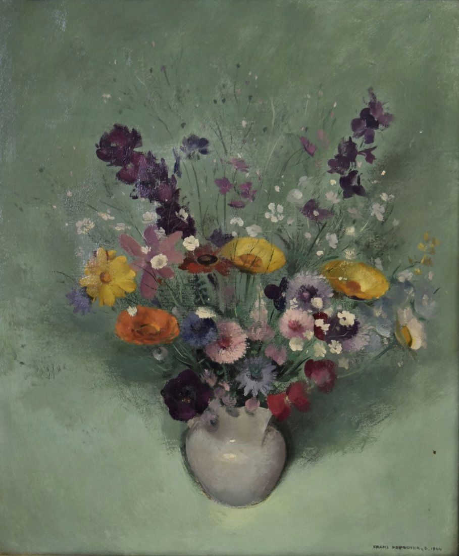 Frans Depooter; 20thC. Belgian Oil Still Life Signed (1 of 4)