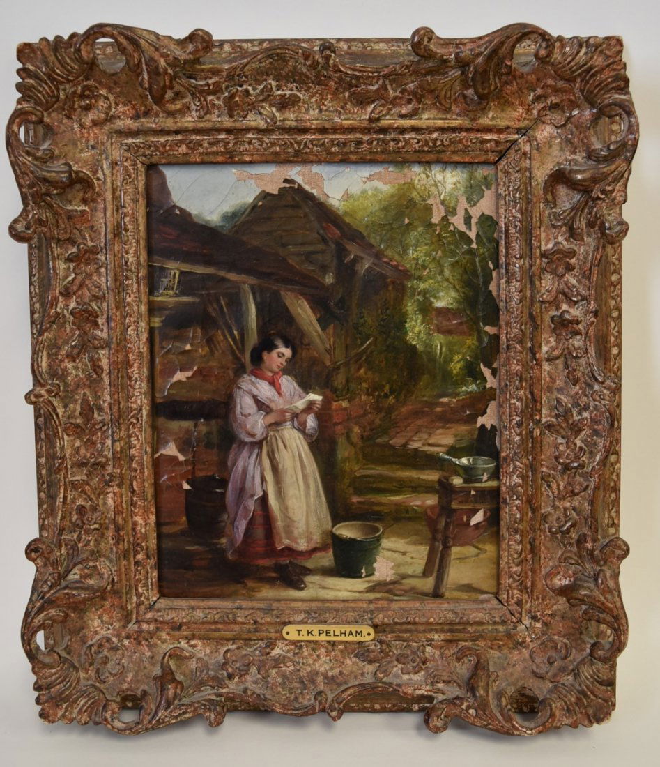 Thomas Kent Pelham; 19thC. English Oil Painting Sgd. (1 of 10)