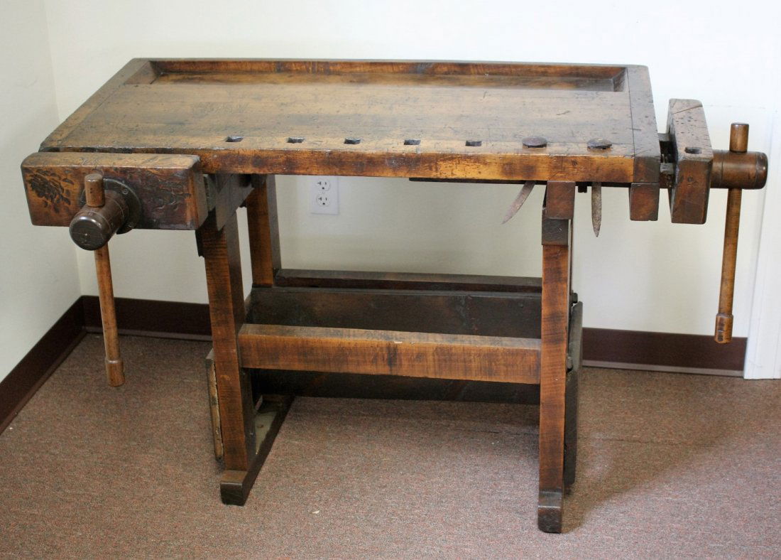 Early Pine Work Bench (1 of 5)