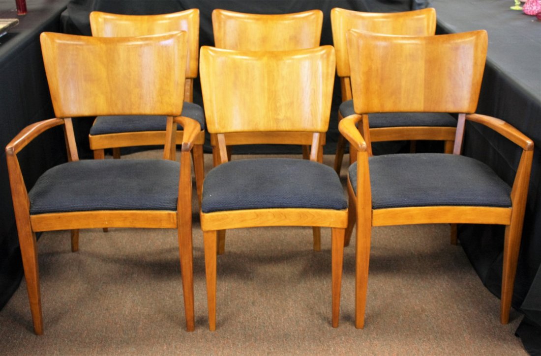 Set of Six(6) Heywood Wakefield Stingray Chairs (1 of 7)