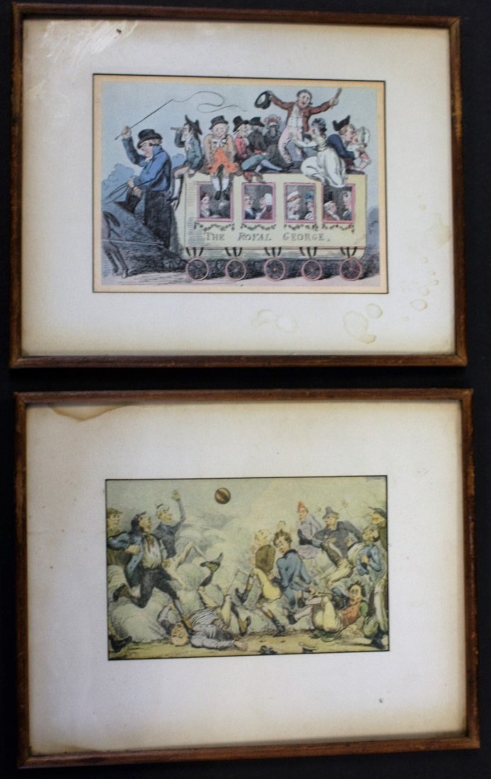 Thomas Rowlandson; Two(2) Framed Prints (1 of 4)