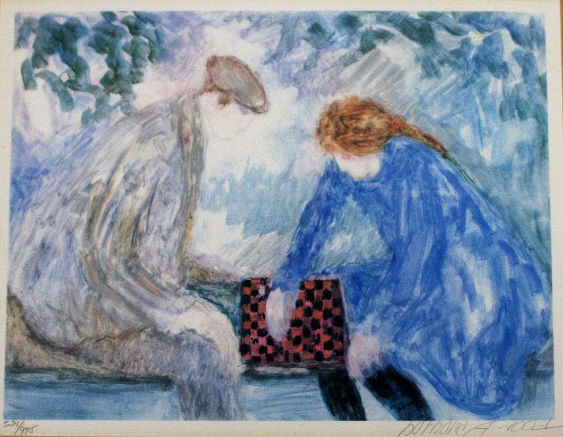 Barbara A. Wood; Framed Print Signed (1 of 6)