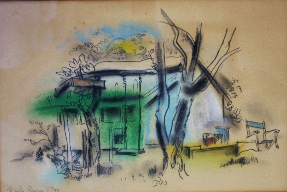 Charles Rosen; 20thC. American Pastel Signed (1 of 5)