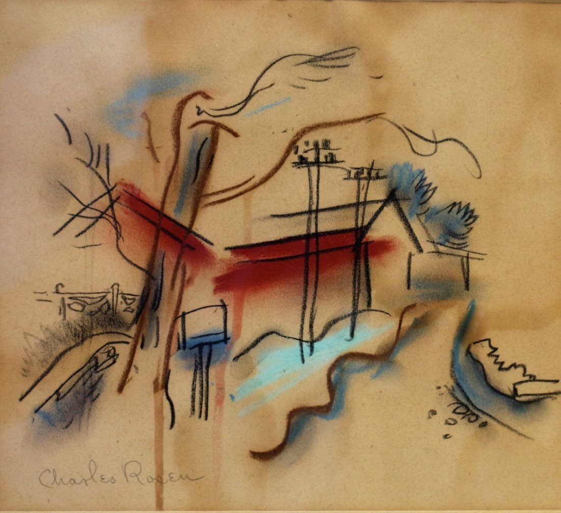Charles Rosen; 20thC. American Pastel Signed (1 of 5)