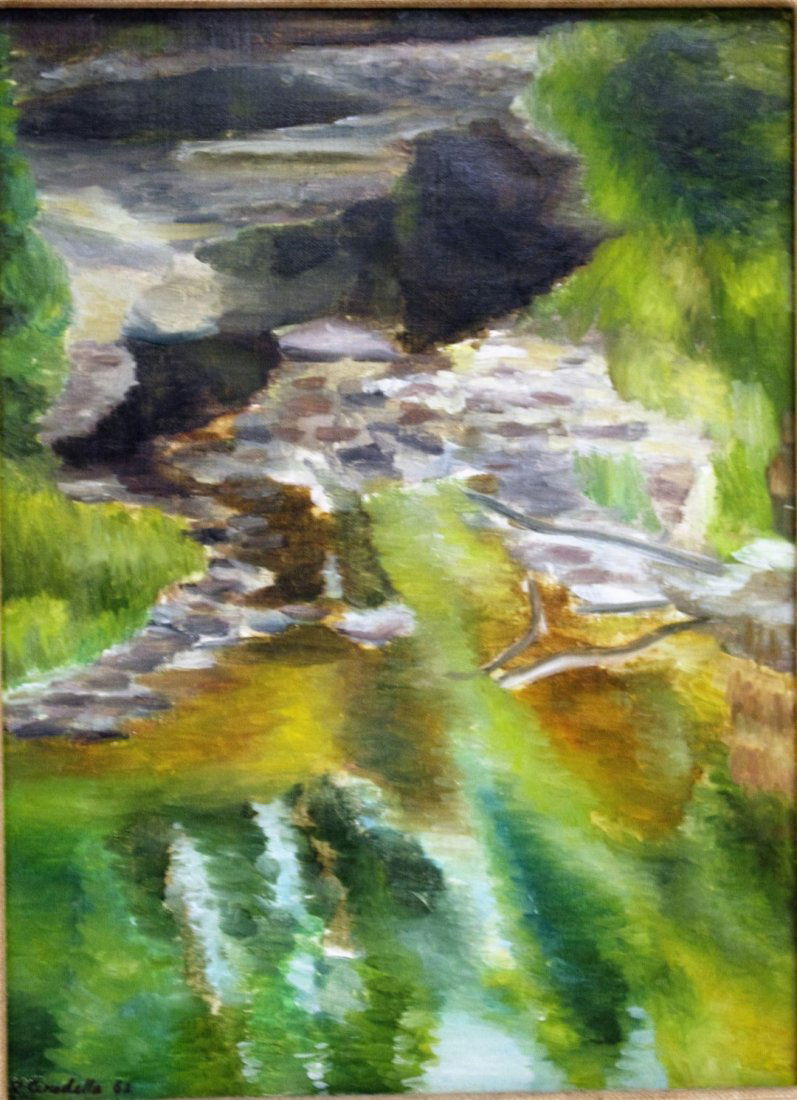 Robert Cenedella; 20thC. Oil Landscape Signed (1 of 5)