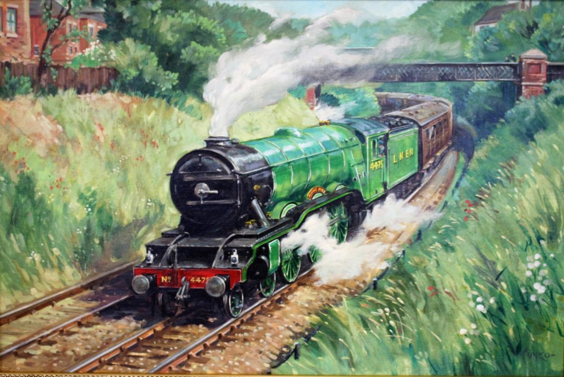 Terence Cuneo(manner of); 20thC. Oil Illustration (1 of 10)