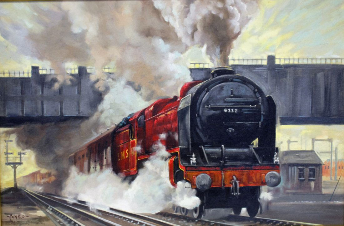 Terence Cuneo(manner of); 20thC. Oil Illustration (1 of 9)