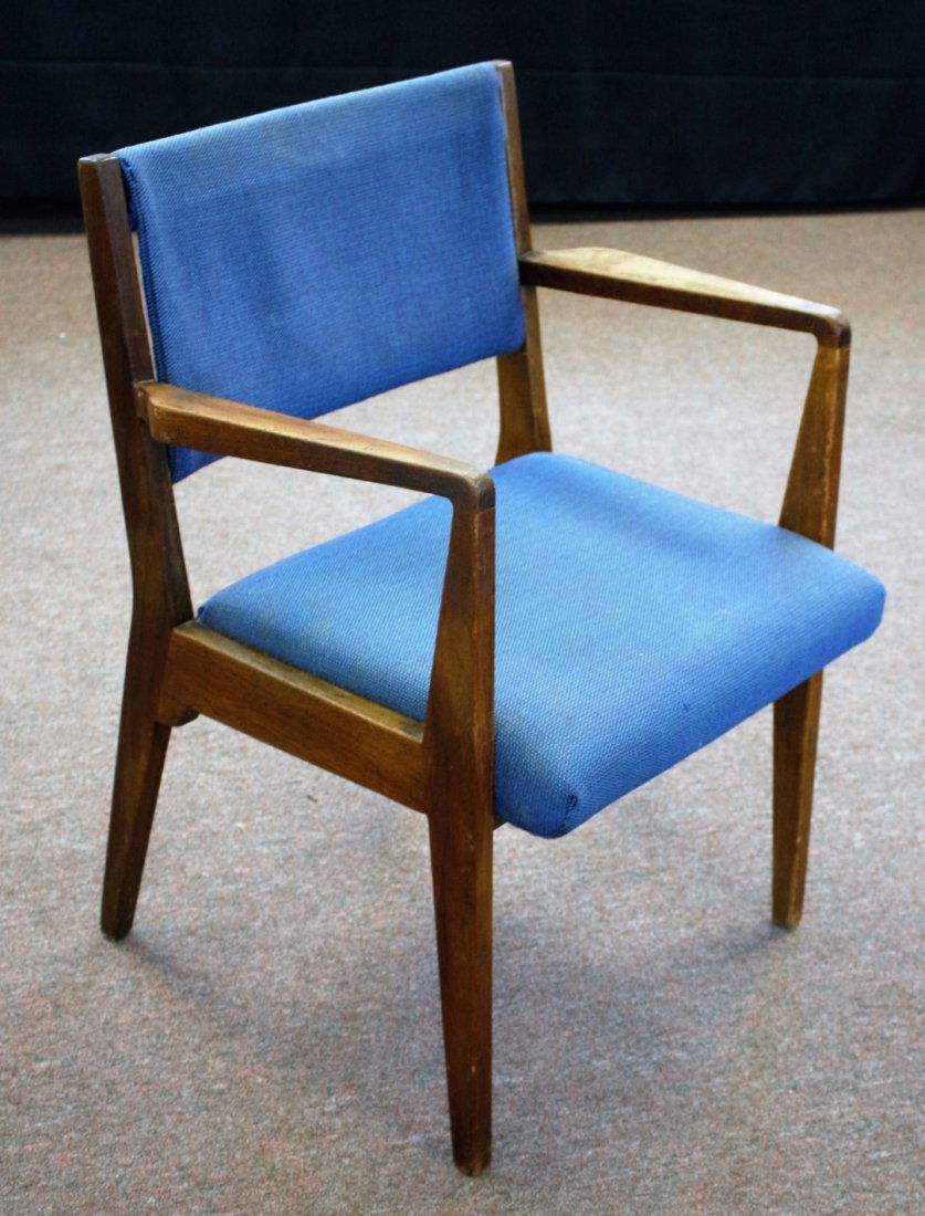 Jens Risom Mid Century Upholstered Arm Chair (1 of 6)