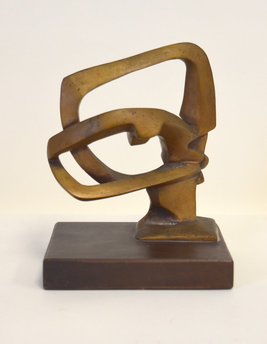 20thC. Modernist Bronze Abstract Composition (1 of 7)