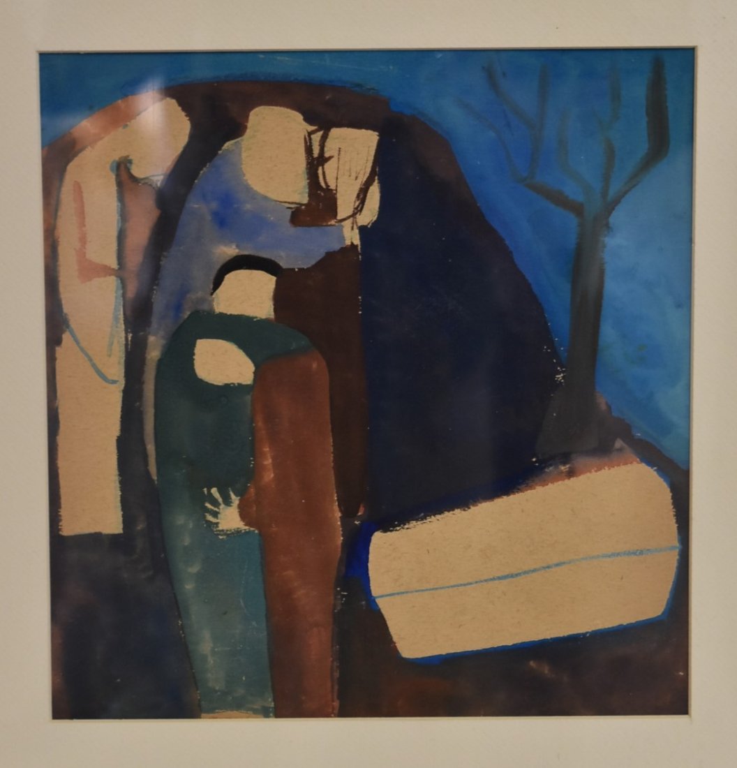 Shirley Venit Anger; 20thC. Watercolor Signed (1 of 2)