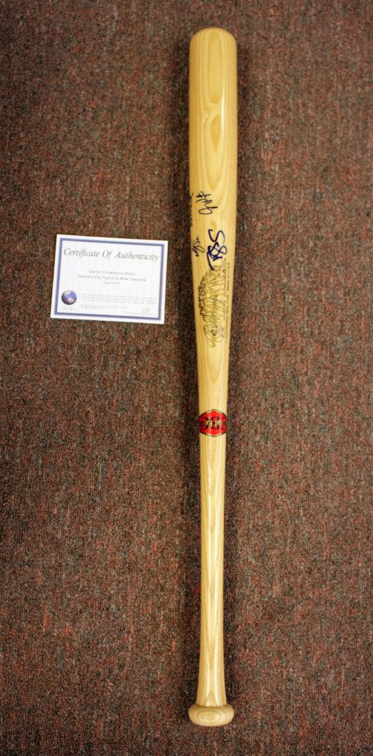 Signed Baseball Bat With COA (1 of 3)