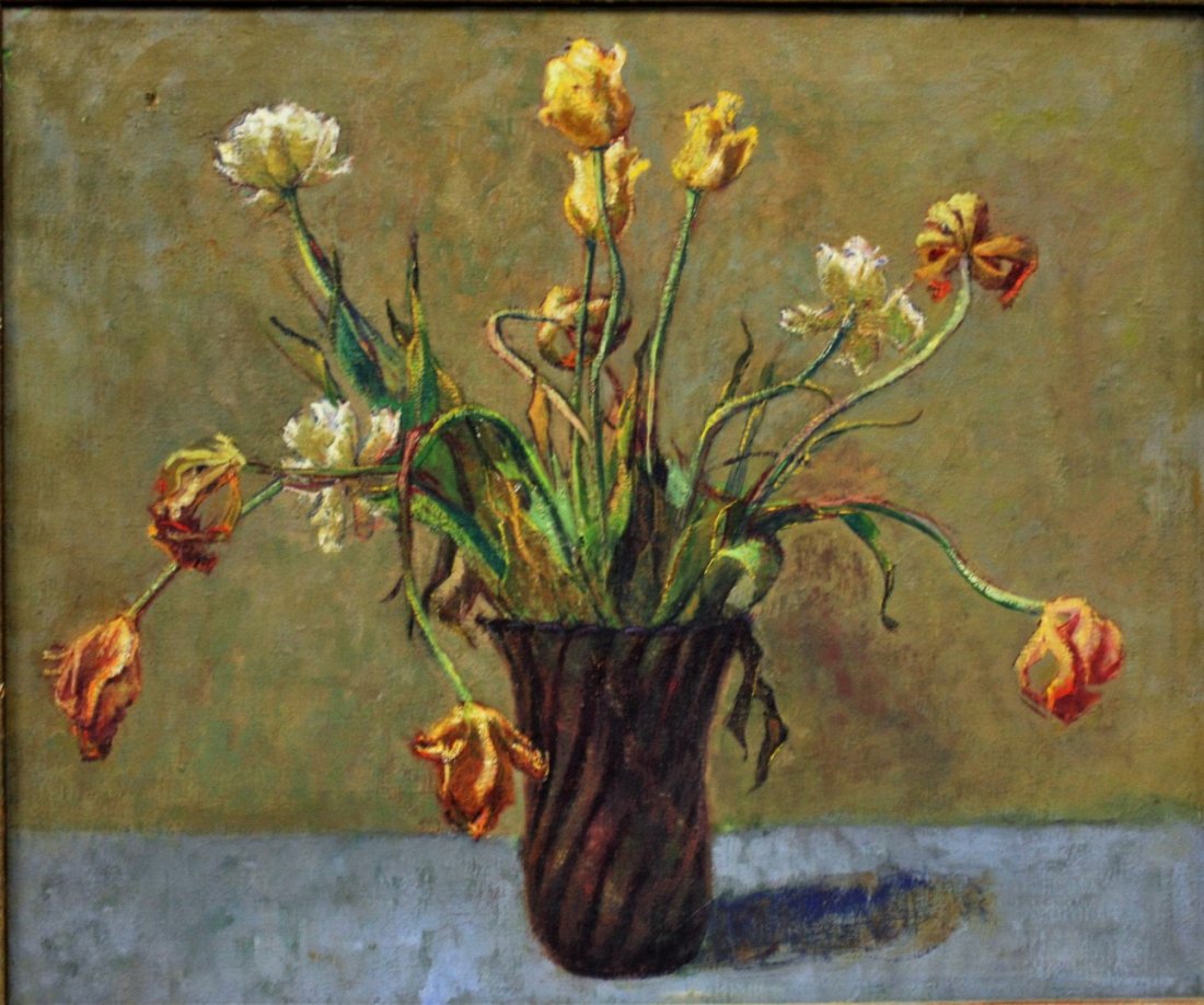 Joy Divine; 20thC. American Oil Painting Signed (1 of 5)