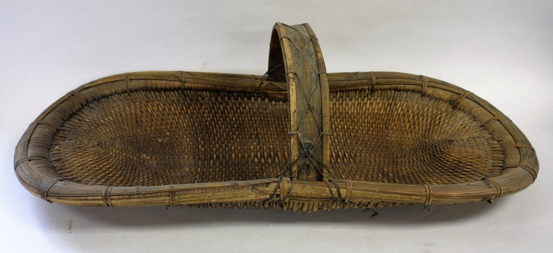 Early Reed Woven Basket (1 of 4)